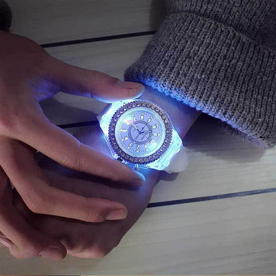 7-Different Color LED Watch